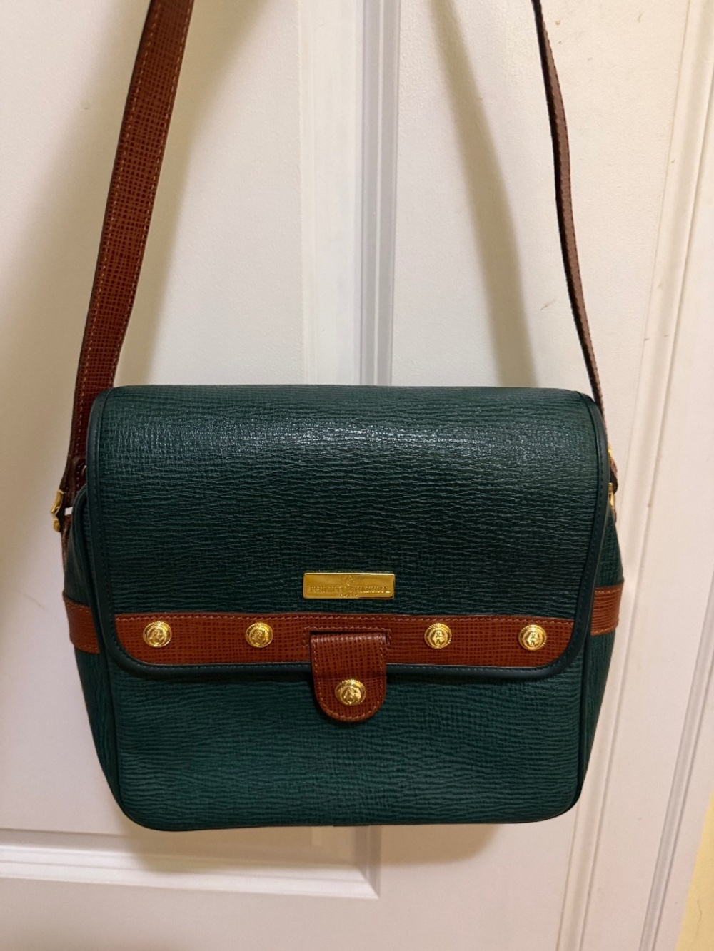 Philippe Charriol Epi-style leather Crossbody Flap